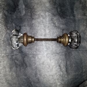 Vintage Set of Glass Doorknobs Circa 1913